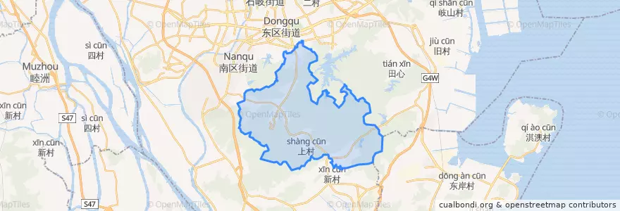 Mapa de ubicacion de 五桂山街道.