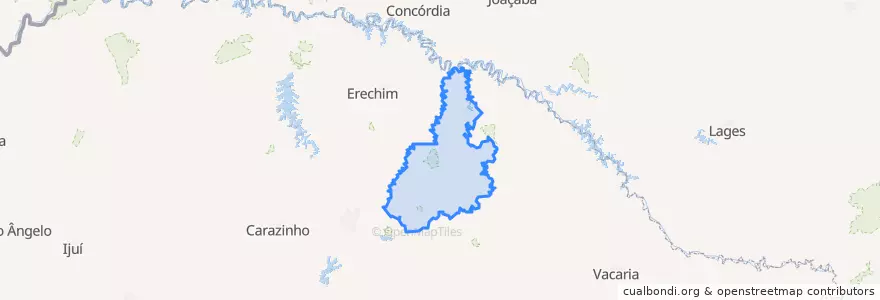 Mapa de ubicacion de Região Geográfica Imediata de Tapejara - Sananduva.