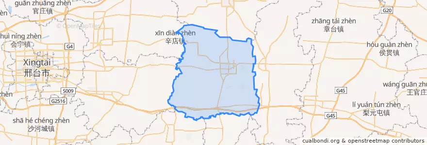 Mapa de ubicacion de 平乡县.