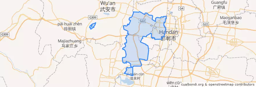 Mapa de ubicacion de 复兴区.
