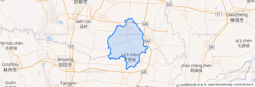 Mapa de ubicacion de 魏县.