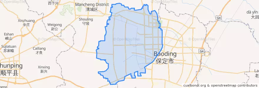Mapa de ubicacion de 竞秀区.