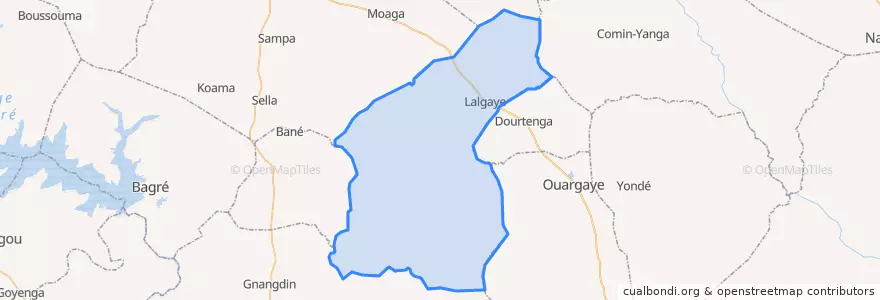 Mapa de ubicacion de Lalgaye.
