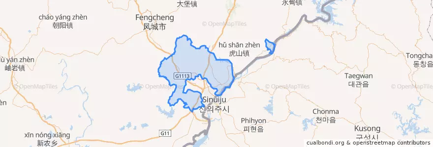 Mapa de ubicacion de 振安区.