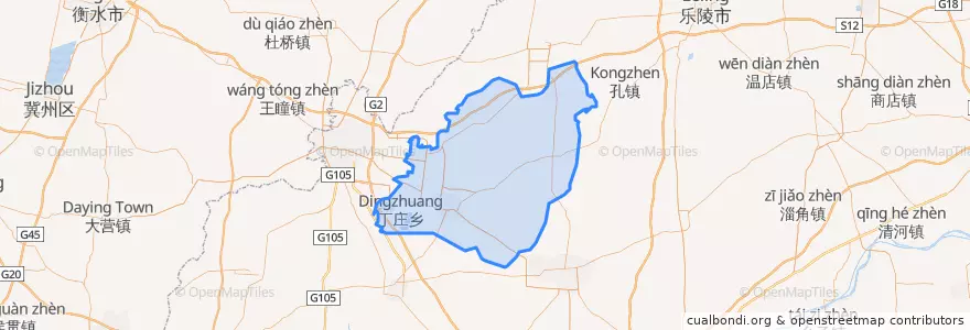 Mapa de ubicacion de Lingcheng District.