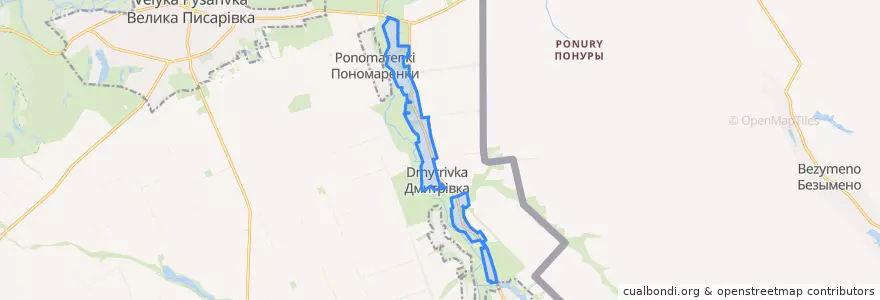 Mapa de ubicacion de Дмитрівка.