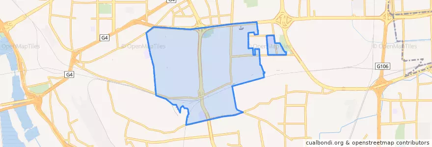 Mapa de ubicacion de 丰台 / Fengtai.