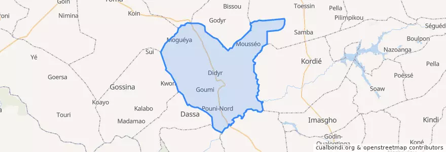 Mapa de ubicacion de Didyr.