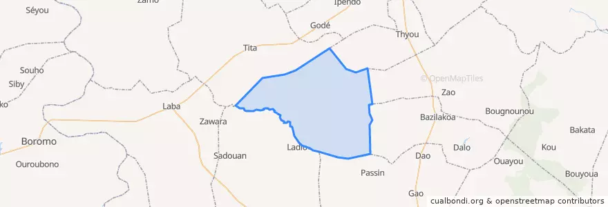 Mapa de ubicacion de Nébiélianayou.