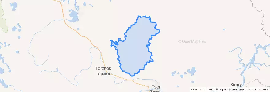 Mapa de ubicacion de Лихославльский район.