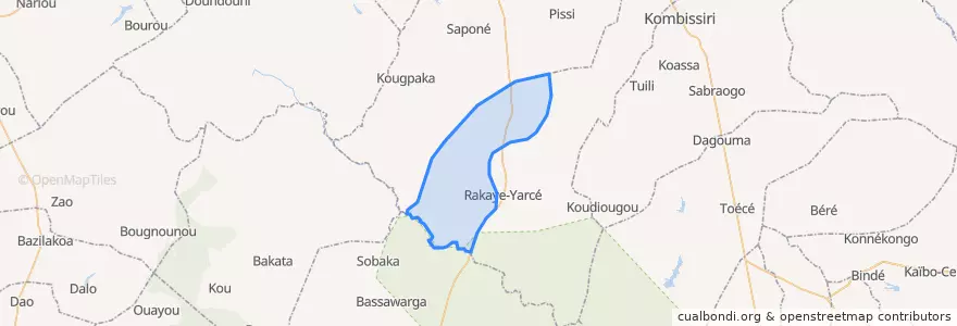Mapa de ubicacion de Ipelcé.