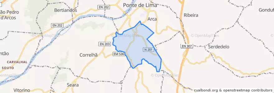 Mapa de ubicacion de Feitosa.