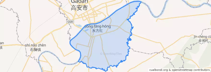 Mapa de ubicacion de 筠阳街道.