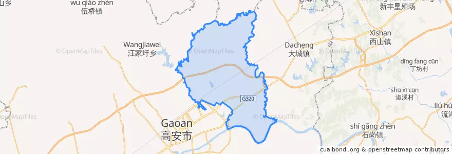 Mapa de ubicacion de 祥符镇.