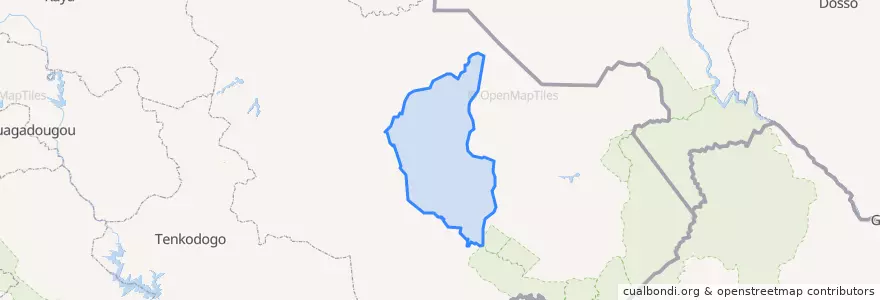 Mapa de ubicacion de Matiacoali.