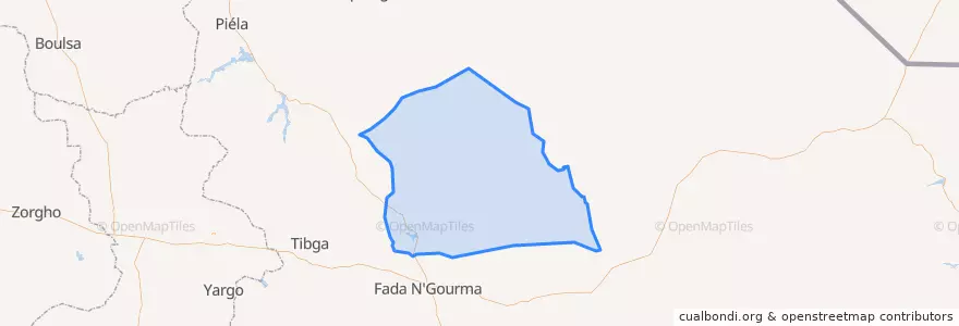 Mapa de ubicacion de Yamba.