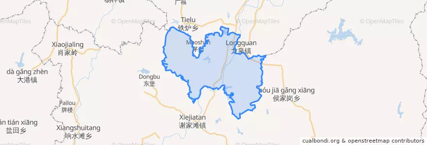 Mapa de ubicacion de 石门街镇.