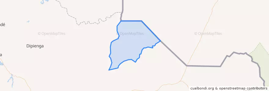 Mapa de ubicacion de Foutouri.