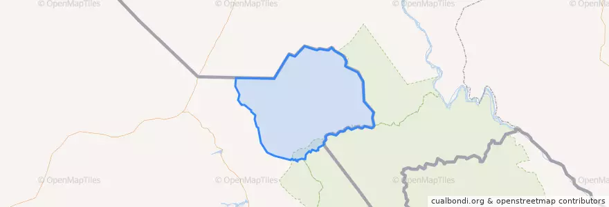 Mapa de ubicacion de Botou.