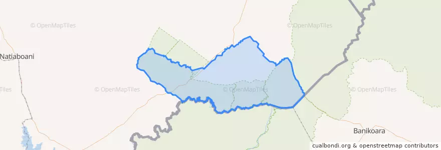 Mapa de ubicacion de Logobou.