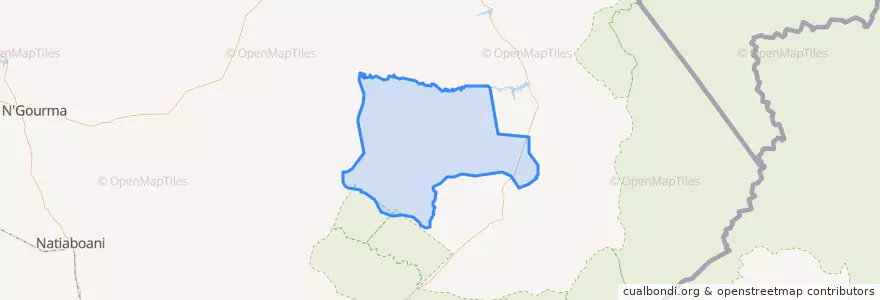 Mapa de ubicacion de Partiaga.