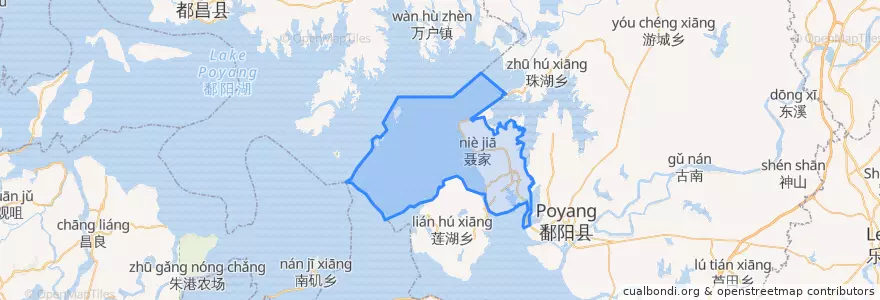 Mapa de ubicacion de 双港镇.