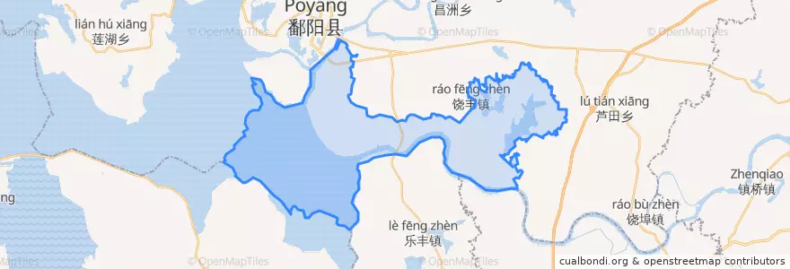 Mapa de ubicacion de 饶丰镇.