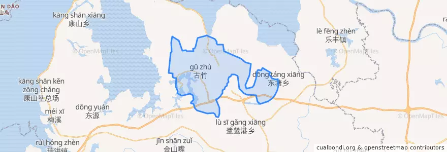 Mapa de ubicacion de 石口镇.