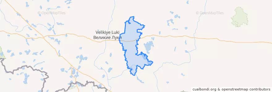 Mapa de ubicacion de Куньинская волость.