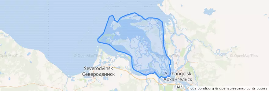 Mapa de ubicacion de сельское поселение Островное.