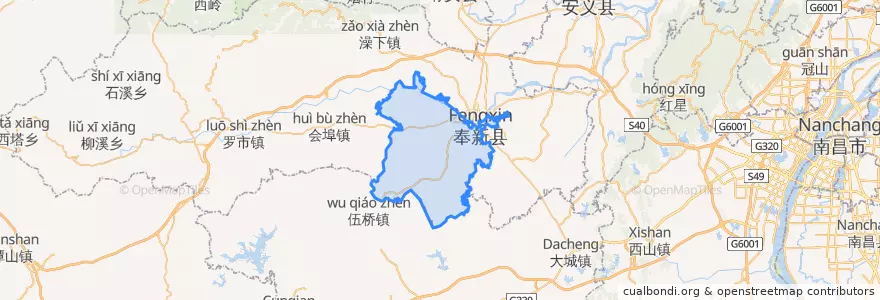 Mapa de ubicacion de 赤岸镇.