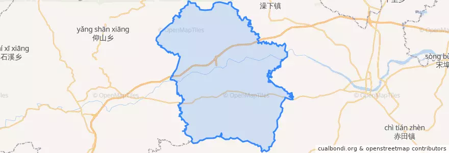Mapa de ubicacion de 会埠镇.