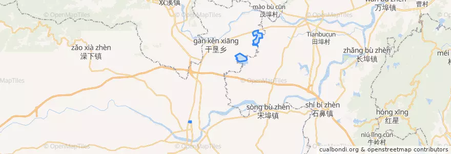 Mapa de ubicacion de 农牧渔良种场.