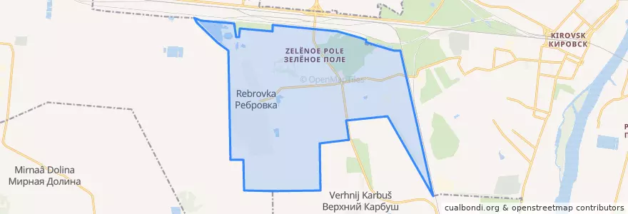 Mapa de ubicacion de Магистральное сельское поселение.