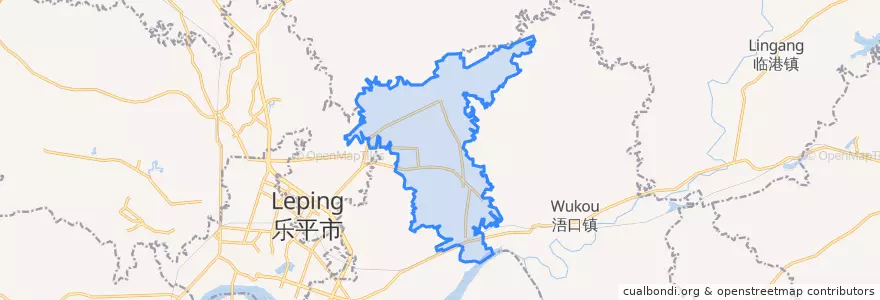 Mapa de ubicacion de 农业高新园.