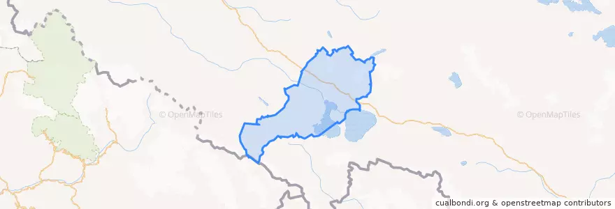 Mapa de ubicacion de 巴嘎乡.