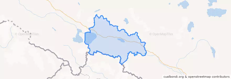 Mapa de ubicacion de 霍尔乡.