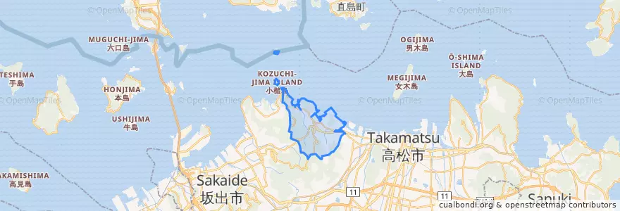 Mapa de ubicacion de 下笠居地区.