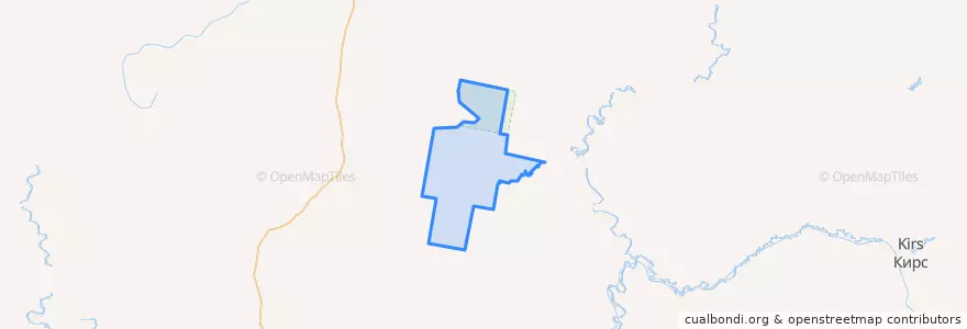 Mapa de ubicacion de Метелевское сельское поселение.