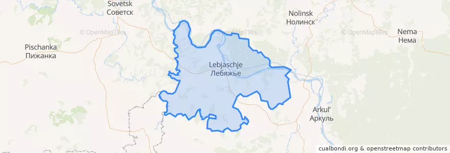 Mapa de ubicacion de Михеевское сельское поселение.