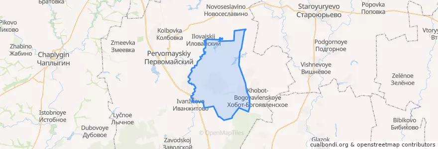 Mapa de ubicacion de Старосеславинский сельсовет.