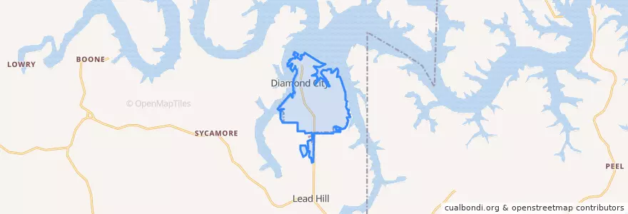 Mapa de ubicacion de Diamond City.