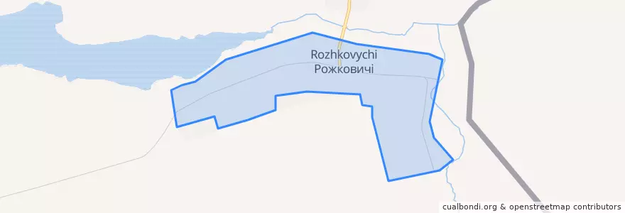 Mapa de ubicacion de Рожковичі.