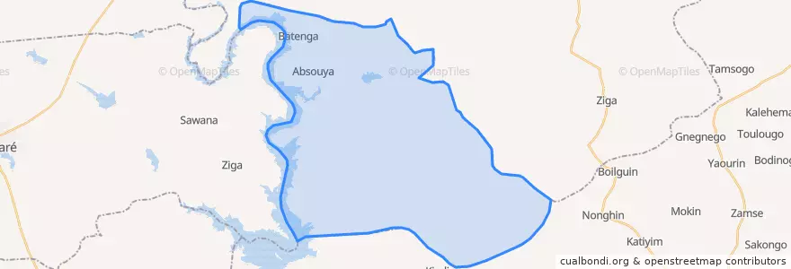 Mapa de ubicacion de Absouya.