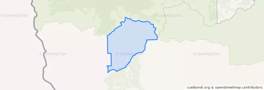 Mapa de ubicacion de Далахайское сельское поселение.
