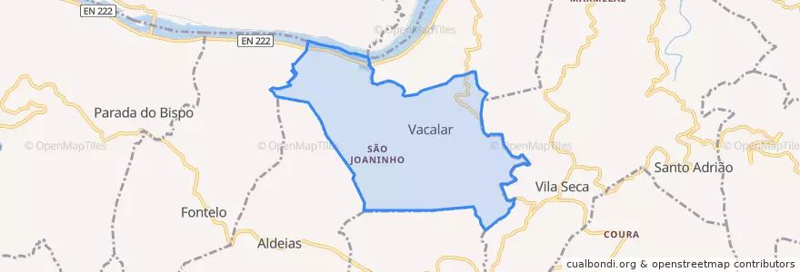 Mapa de ubicacion de Vacalar.