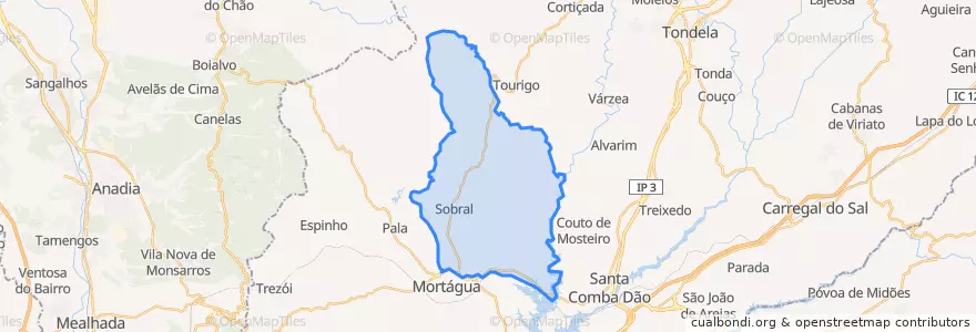 Mapa de ubicacion de Sobral.