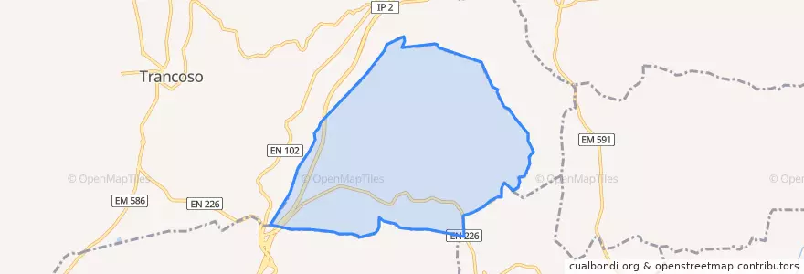 Mapa de ubicacion de Tamanhos.