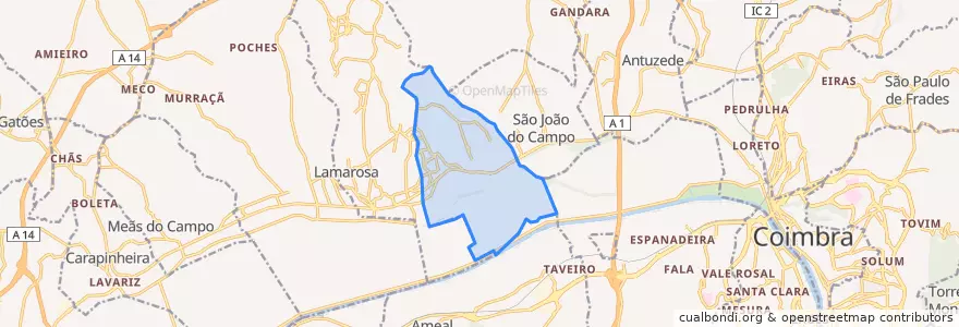 Mapa de ubicacion de São Silvestre.