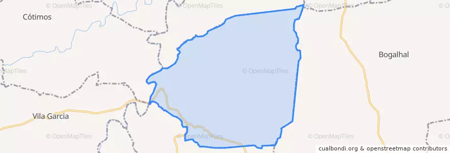 Mapa de ubicacion de Santa Eufémia.